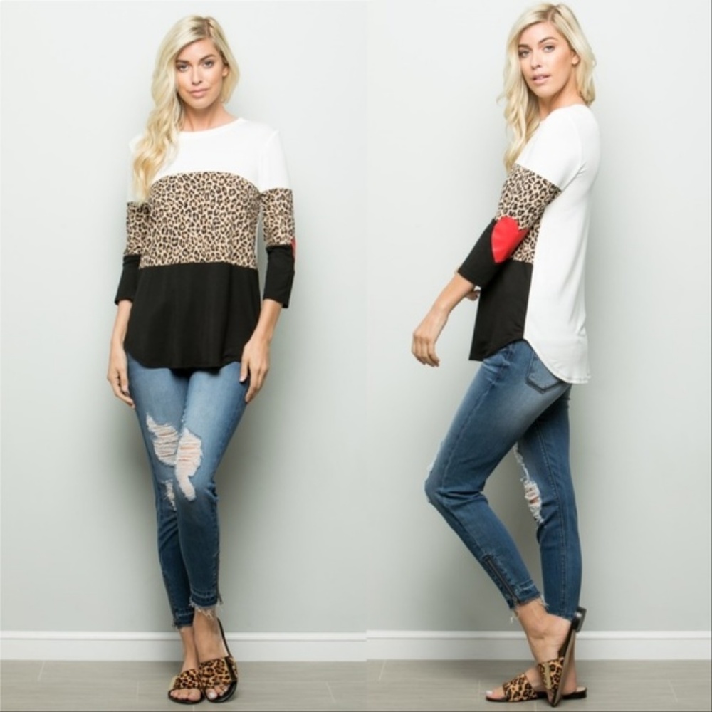 LOVING LEOPARD print Top